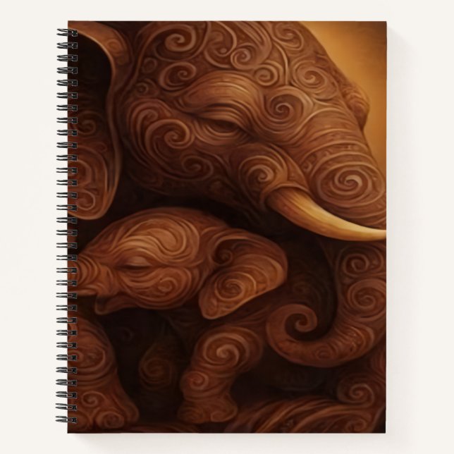 Cuaderno Tender Elephants  (Anverso)