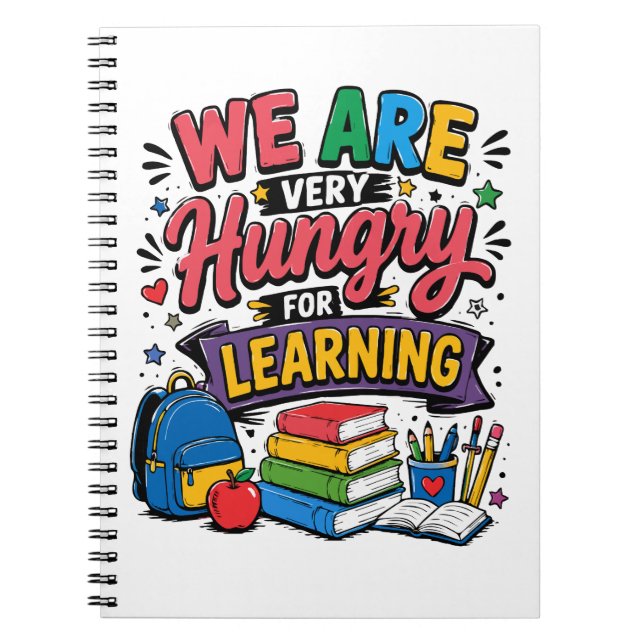 Cuaderno Tenemos Hambre de Aprender (Frente)