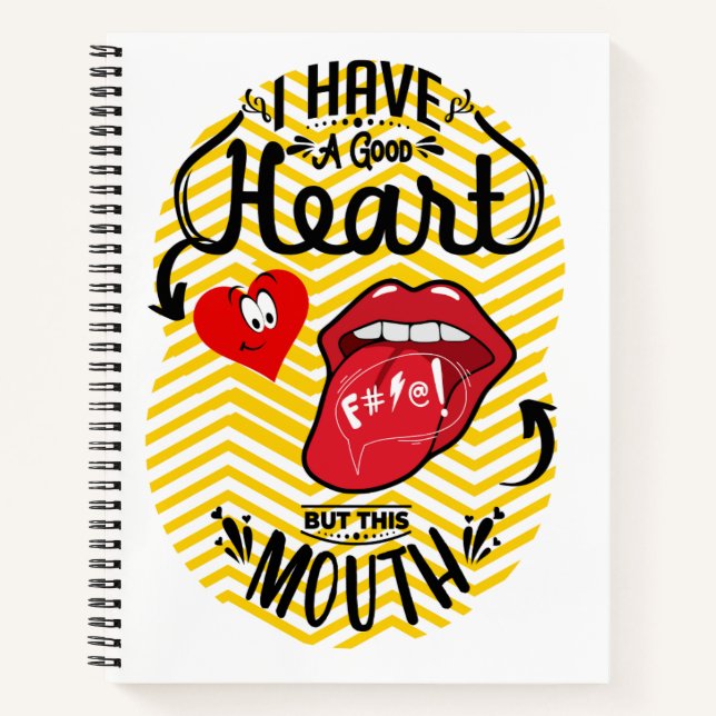 Cuaderno tener buena boca del corazón (Anverso)