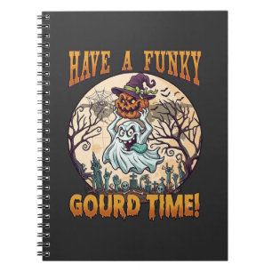 Cuaderno Tener Tiempo de Calabaza Fantasma Cementerio Diver