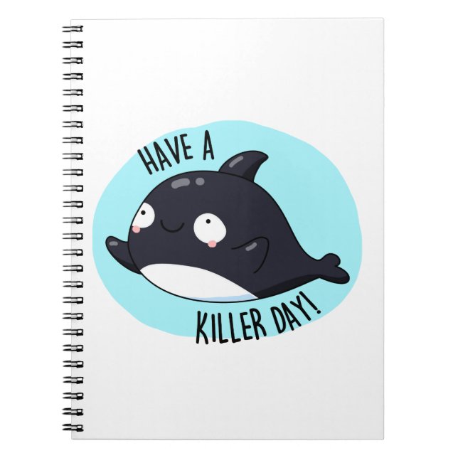 Cuaderno Tenga Un Día Asesino Chiste De Ballena Asesina Div (Frente)