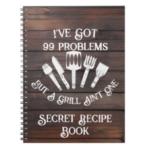 Cuaderno "Tengo 99 problemas pero un asador no es gracioso