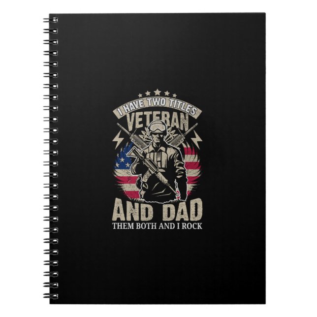 Cuaderno tengo dos títulos veteranos y papá y los romo (Frente)