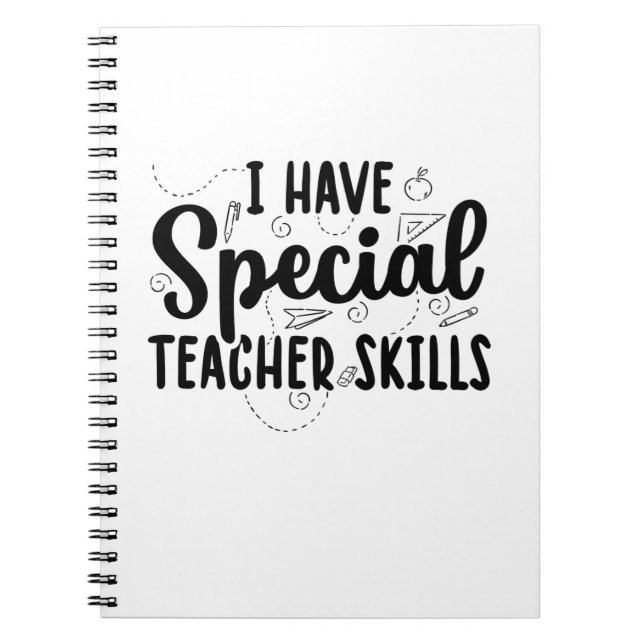 Cuaderno Tengo Habilidades De Profesores Especiales (Frente)