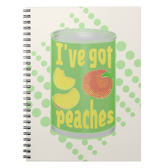Cuaderno Tengo melocotones Tin de fruta (Frente)
