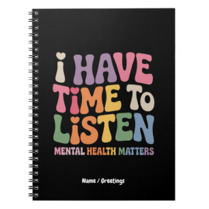 Cuaderno Tengo tiempo para escuchar la conciencia sobre la