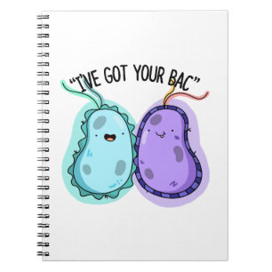 Cuaderno Tengo tu poema de bacterias divertidas de Bac