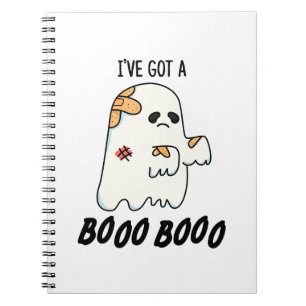 Cuaderno Tengo un Boo Boo Chiste divertido de fantasma de H