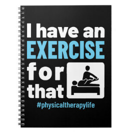 Cuaderno Tengo un ejercicio para esa terapia física PT