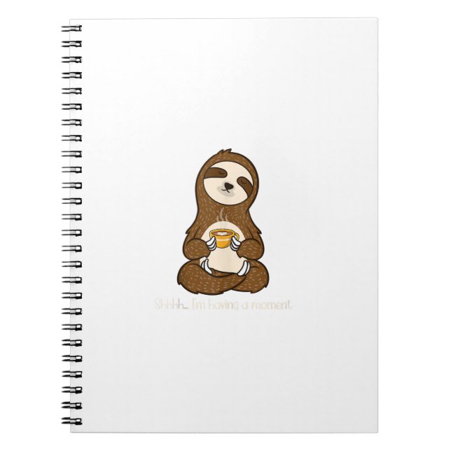 Cuaderno Tengo Un Momento Cafeína Café Otaku Com (Frente)