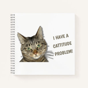Cuaderno ¡Tengo un problema de altura! personalizado lindo