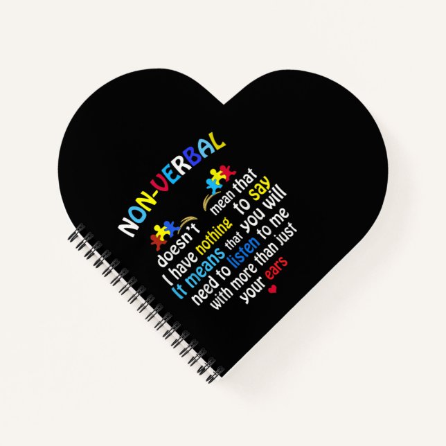 Cuaderno Tengo una pieza de rompecabezas de la conciencia d (Anverso)