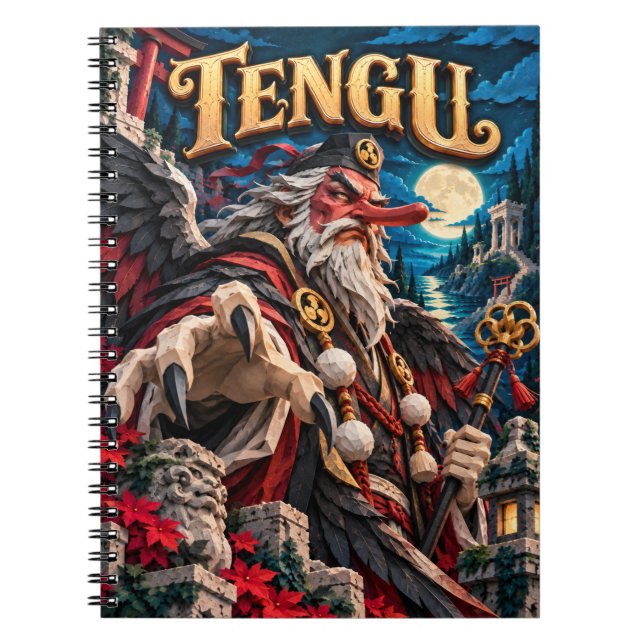 Cuaderno Tengu, Monstruo de Corte de Papel (Frente)
