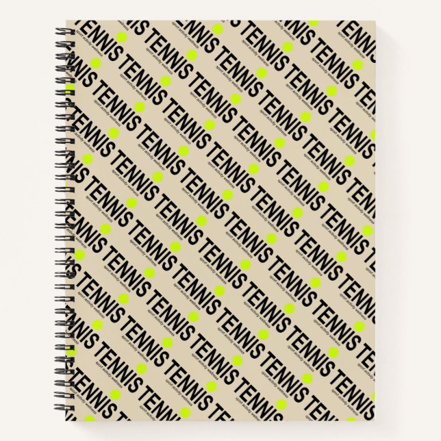 Cuaderno Tenis (Anverso)