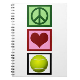 Cuaderno Tenis de amor por la paz