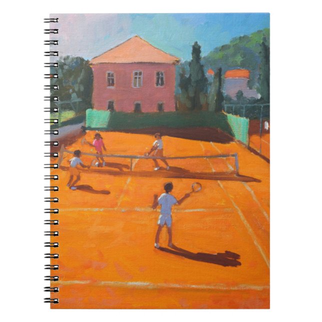 Cuaderno Tenis de corte de arcilla Lapad Croacia 2012 (Frente)