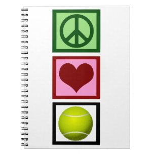Cuaderno Tenis del amor de la paz