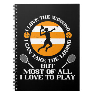 Cuaderno Tenis - Me encanta ganar Me encanta jugar