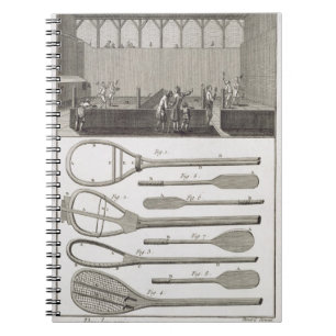 Cuaderno Tenis real y la construcción de estafas, de