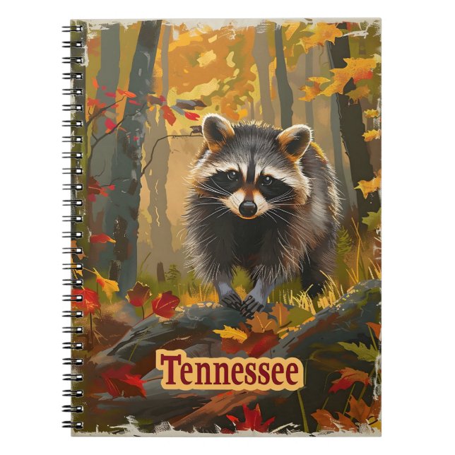 Cuaderno Tennessee Raccoon (Frente)