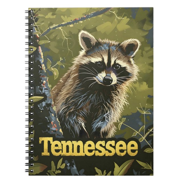 Cuaderno Tennessee Raccoon (Frente)