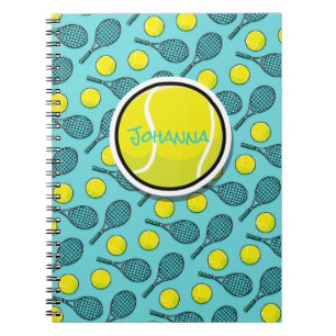 Cuaderno Tennis Ball Amarillo Turquesa Azul Azul Color amar