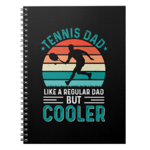 Cuaderno Tennis Dad Retro Sunset