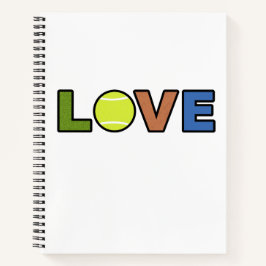 Cuaderno Tennis Love