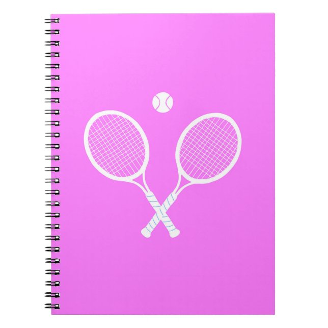 Cuaderno Tennis Racks Pink (Frente)