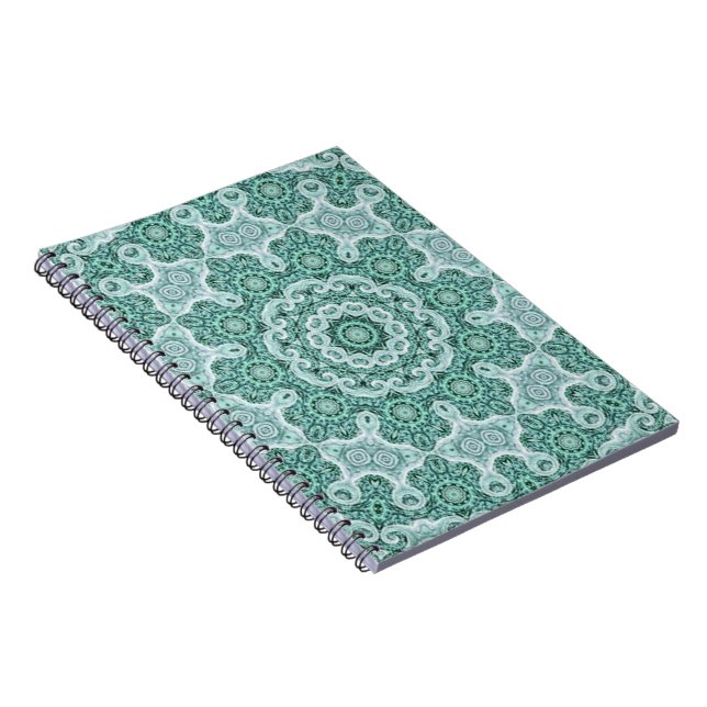 Cuaderno tentador en verde azulado (Lado Derecho)