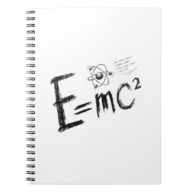 Cuaderno Teoría de la Relatividad de Einstein. Fórmula (Frente)