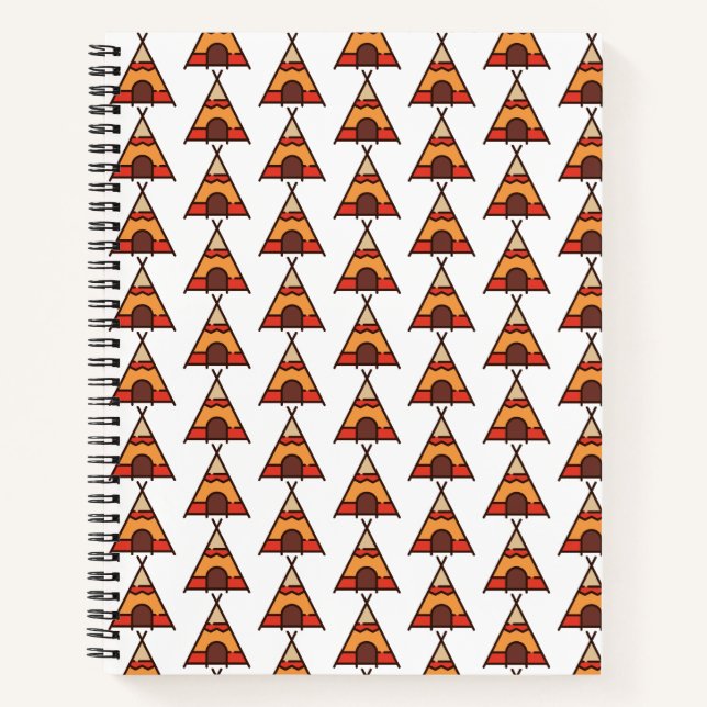 Cuaderno tepee (Anverso)