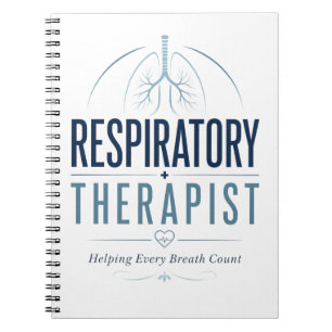 Cuaderno Terapeuta Respiratorio Ayudando a Contar Cada Resp