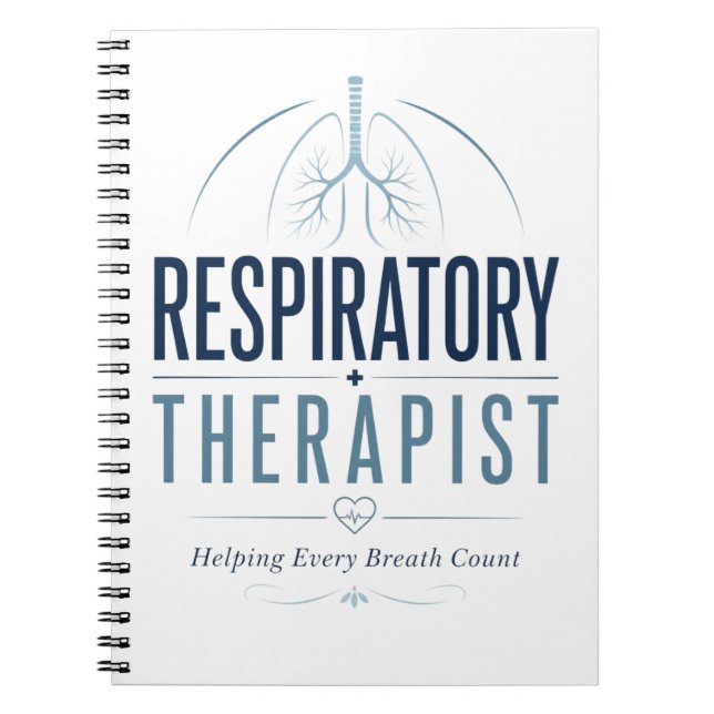 Cuaderno Terapeuta Respiratorio Ayudando a Contar Cada Resp (Frente)