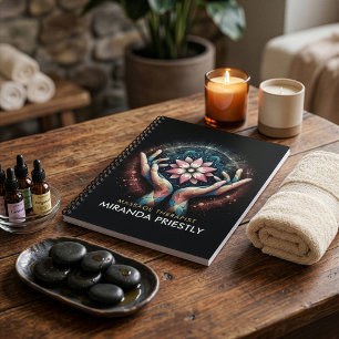 Cuaderno Terapia de Masaje Manos Sanadoras Spa de Energía B
