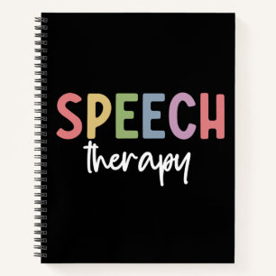 Cuaderno Terapia del habla SLP Speech Pathólogo Regalos