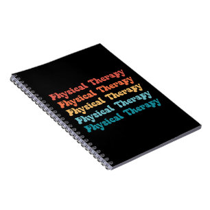 Cuaderno Terapia física PT Retro PT Grad Regalos