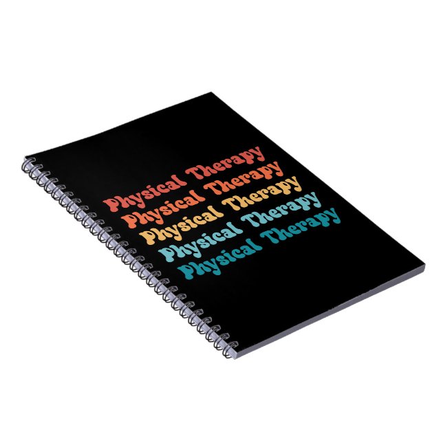 Cuaderno Terapia física PT Retro PT Grad Regalos (Lado Derecho)