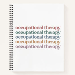 Cuaderno Terapia ocupacional Retro a regalos de posgrado pa