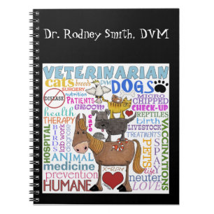 Cuaderno Términos de la veterinaria del subterráneo Art Vet