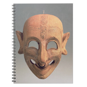 Cuaderno Terracota que hace muecas la máscara de San