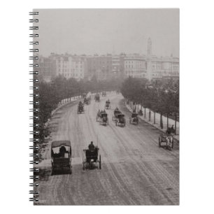 Cuaderno Terraplén de Thames (foto de la sepia)