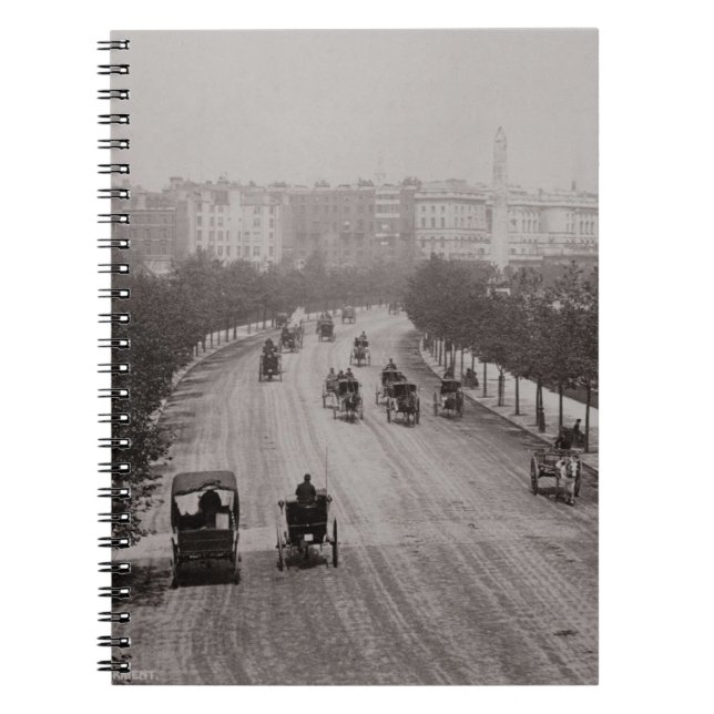 Cuaderno Terraplén de Thames (foto de la sepia) (Frente)