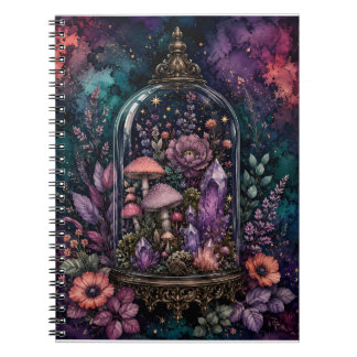 Cuaderno Terrario Mágico de Cristal y Setas Whimsigoth