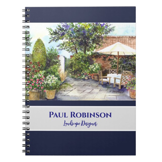 Cuaderno Terraza de la Mansión York Landscape (Frente)