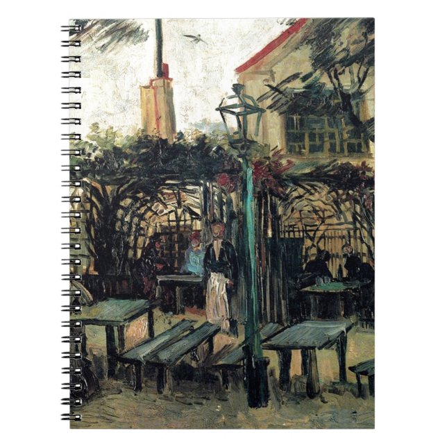 Cuaderno Terraza de un café en Montmartre La Guinguette (Frente)