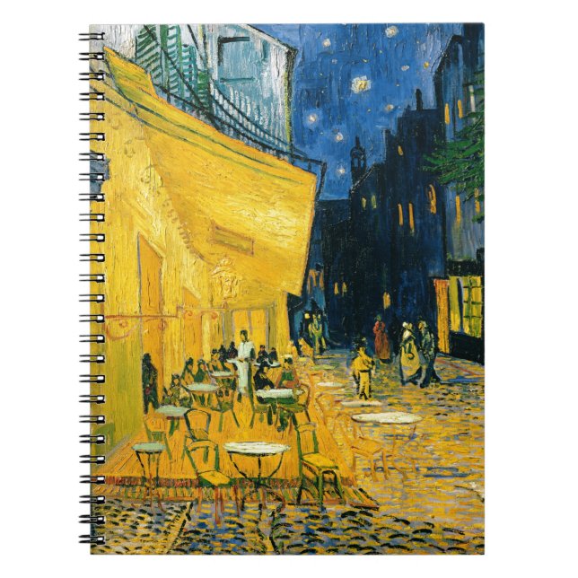 Cuaderno Terraza del café de Vincent van Gogh el |, Place (Frente)