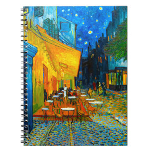 Cuaderno Terraza Van Gogh Café de noche