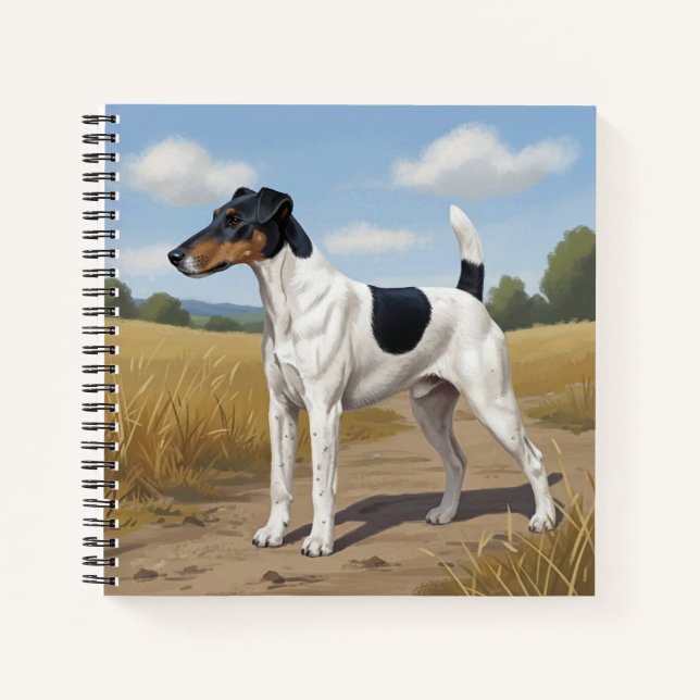 Cuaderno Terrier de zorro liso (Anverso)