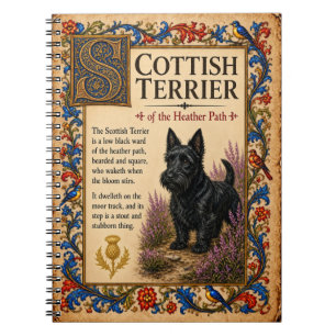Cuaderno Terrier Escocés, Arte de Bestiario Medieval